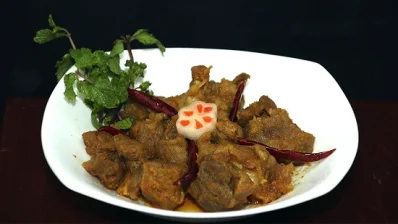 শুকনা মরিচে ভুনা মাংস&nbsp;