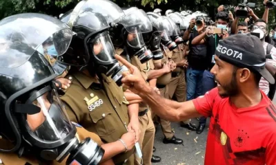 শ্রীলঙ্কায় বিক্ষোভ