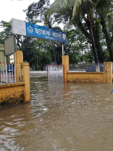 ছাতক থানা। ছবি: আব্দুল আলিম
