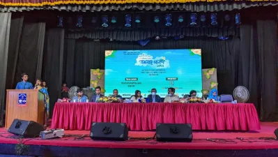 আষাঢ় পার্বণ অনুষ্ঠানের অতিথিরা। ছবি: সংগৃহীত