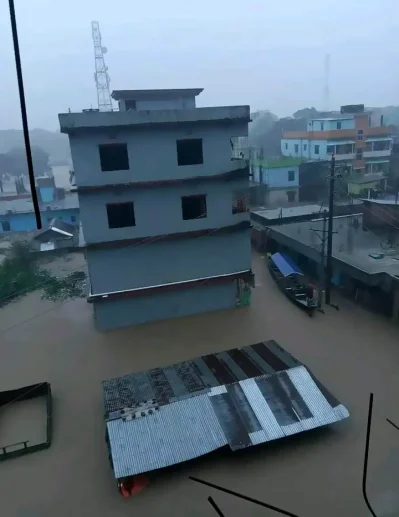 সুনামগঞ্জের দোয়ারাবাজার উপজেলার চিত্র। ছবি: সংগৃহীত