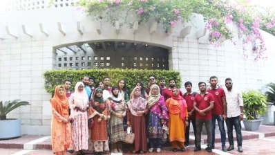 বঙ্গবন্ধুর সমাধিসৌধে আমরা