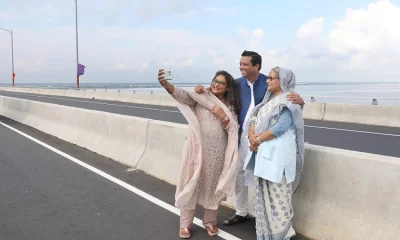 প্রধানমন্ত্রী শেখ হাসিনা, সজীব ওয়াজেদ জয় ও সায়মা ওয়াজেদ পুতুল