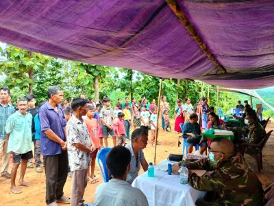 সেনাবাহিনীর উদ্যোগে বিনামূল্যে চিকিৎসাসেবা।