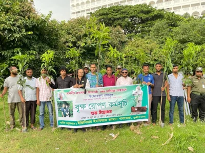 বৃক্ষরোপণ কর্মসূচি।