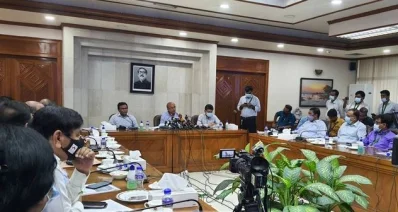 বিদ্যুৎ জ্বালানি সংকট সমাধান বিষয়ে সংবাদ সম্মেলন। ছবি: সংগৃহীত