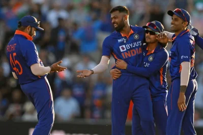 ব্যাট ও বল হাতে দুর্দান্ত নৈপুণ্য প্রদর্শন করেন হার্দিক পান্ডিয়া। ছবি: গেট্টি ইমেজ