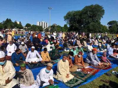 কানাডায় ঈদ উদযাপন।