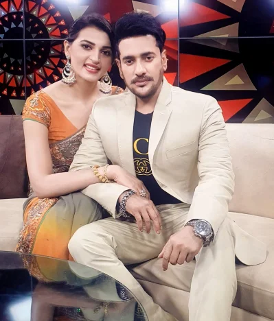 অনন্ত জলিল ও বর্ষা। ছবি: সংগৃহীত