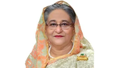 প্রধানমন্ত্রী শেখ হাসিনা। ছবি: বাসস