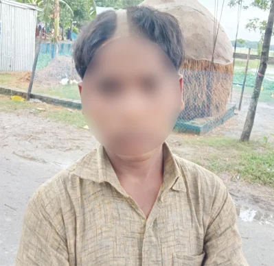 নির্যাতনের শিকার রানা মিয়া।