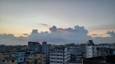 রাজধানী ঢাকা। ছবি: বিপ্লব মল্লিক