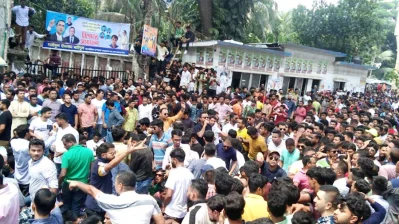  জাতীয় প্রেস ক্লাবের সামনে ঢাকা জেলা বিএনপি বিক্ষোভ সমাবেশ।