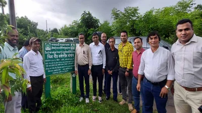 বনায়ন সরেজমিনে পরিদর্শন