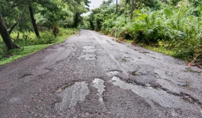 পিচ উঠে অসংখ্য গর্ত সড়কে