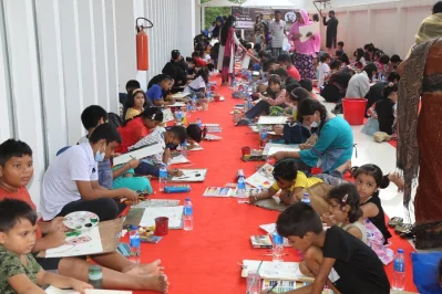 শান্ত-মারিয়াম ইউনিভার্সিটি অব ক্রিয়েটিভ টেকনোলজি ও শান্ত-মারিয়াম ফাউন্ডেশ নের উদ্যোগে আয়োজিত শিশু কিশোরদের চিত্রাংকন প্রতিযোগীতা। 
