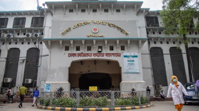ঢামেক। ছবি: আব্দুল গনি