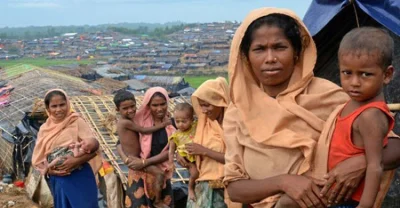 বাংলাদেশে মানবিক আশ্রয় পাওয়া রোহিঙ্গারা
