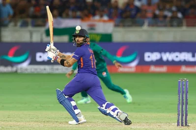 এশিয়া কাপ ২০২২ ভারত বনাম পাকিস্তানের ম্যাচের ছবি