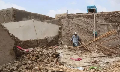 হাজার হাজার বাড়ি ধ্বংস হয়েছে। 