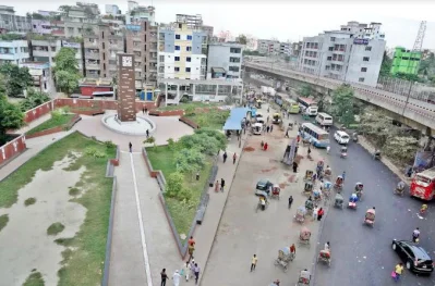 মেরামতের পর রাস্তা। ছবি: ইত্তেফাক