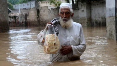 পাকিস্তানের বন্যা পরিস্থিতি।