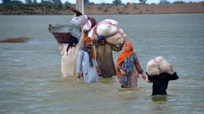 পাকিস্তানের বন্যা পরিস্থিতি।