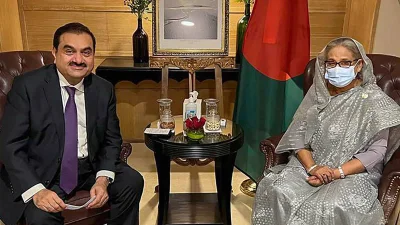 বাংলাদেশের প্রধানমন্ত্রী শেখ হাসিনার সঙ্গে বৈঠকে গৌতম আদানি