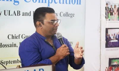 গল্পবলা প্রতিযোগিতায় কথা বলছেন আগত অতিথিরা