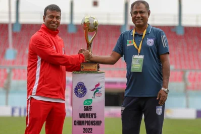 রঙ্গশালায় কাল শেষ হাসি হাসবে কে? ছবি- বাফুফে