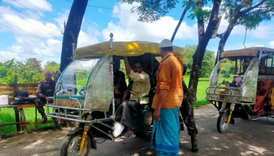 সীমান্তের আশপাশে কাউকে প্রবেশ করতে দেয়নি সীমান্তরক্ষী বিজিবি।