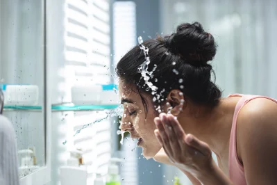 মুখ ভালোভাবে পরিষ্কার করার পর ময়েশ্চারাইজার এবং সানস্ক্রিন ব্যবহার করুন 