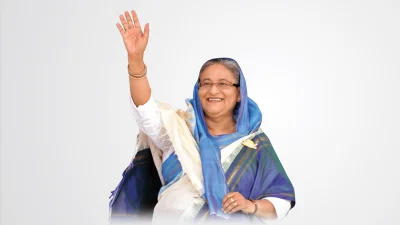 প্রধানমন্ত্রী শেখ হাসিনা। 