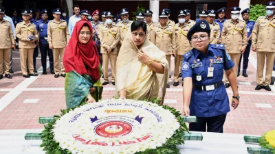 বাংলাদেশ পুলিশ নারী কল্যাণ সমিতির (পুনাক) সভানেত্রী ডা. তৈয়বা মুসাররাত চৌধুরী।