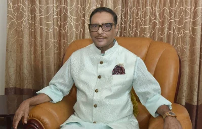 আওয়ামী লীগের সাধারণ সম্পাদক এবং সড়ক পরিবহন ও সেতুমন্ত্রী ওবায়দুল কাদের। ছবি- ফেসবুক থেকে নেওয়া