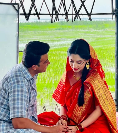শাকিব খান ও পূজা চেরি। ছবি: সংগৃহীত