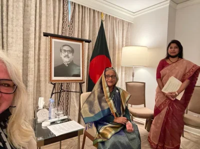 দ্য ওয়াশিংটন পোস্টকে সাক্ষাৎকারে প্রধানমন্ত্রী শেখ হাসিনা। 
