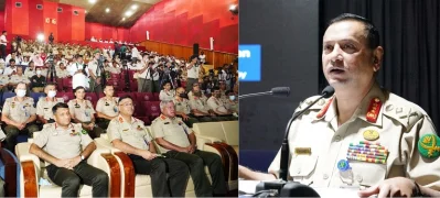 অনুষ্ঠানে উপস্থিত অতিথিদের উদ্দেশ্যে বক্তব্য প্রদান করেন বাংলাদেশ সেনাবাহিনীর ভারপ্রাপ্ত সেনাবাহিনী প্রধান ও চিফ অব জেনারেল স্টাফ লেফটেন্যান্ট জেনারেল আতাউল হাকিম সারওয়ার হাসান।&nbsp;