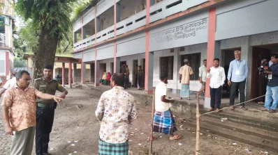 ভোটকেন্দ্র। ছবি: ফোকাস বাংলা
