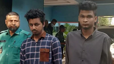 গ্রেফতার দুইজন। ছবি: সংগৃহীত