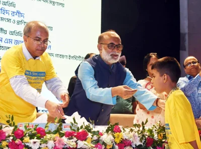 মৎস্য ও প্রাণিসম্পদ মন্ত্রী শ ম রেজাউল করিম। ছবি- সংগৃহীত