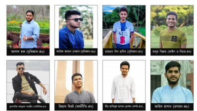 জাবিতে সাংবাদিক নির্যাতনের ঘটনায় অভিযুক্তরা।