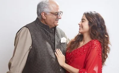 বনি কপূর ও জাহ্নবী কপূর