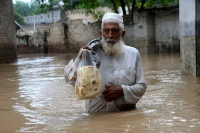 পাকিস্তানে ধ্বংসাত্মক বন্যা । ছবি: সংগৃহীত 