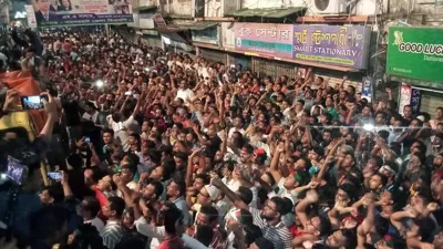 খুলনায় বিএনপি সমাবেশ। ছবি: ইত্তেফাক