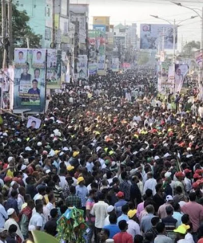 সমাবেশ। ছবি: ফোকাস বাংলা