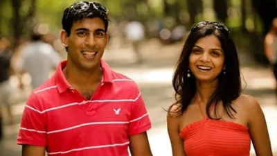 ঋষি সুনাক ও তার স্ত্রী অক্ষতা মূর্তি