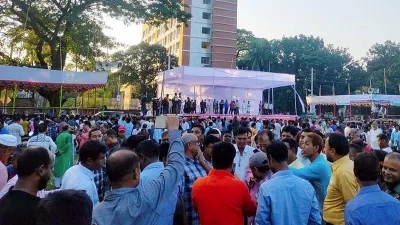 বিএনপির গণসমাবেশ। 