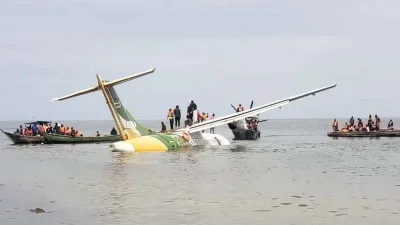 বিমানটি তানজানিয়ার সবচেয়ে বড় শহর দার এস সালাম থেকে মাঞ্জা এলাকা হয়ে বুকোবায় আসছিল