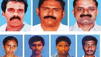 মুক্তিপ্রাপ্ত ছয় আসামি নলিনী শ্রীহরন, রবিচন্দ্রন, সান্থান, মুরুগান, এ জি পেরারিভালান ও রবার্ট পায়াসকে যাবজ্জীবন কারাদণ্ড দেওয়া হয়েছিল